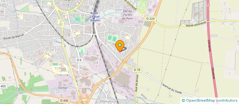 localisation de l'entreprise SCM  LES PETITS CANARDS  RIOM