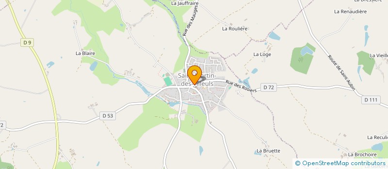 localisation de l'entreprise SCM LES PLUVIANS à LES LANDES-GENUSSON