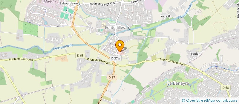 localisation de l'entreprise SCM LES PORTES DE SAVES  FONTENILLES