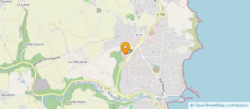 localisation de l'entreprise SCM LES PRES CALANS  BINIC-ETABLES-SUR-MER
