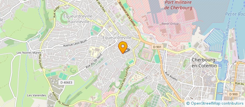 localisation de l'entreprise SCM LES QUENOTTES à CHERBOURG-EN-COTENTIN