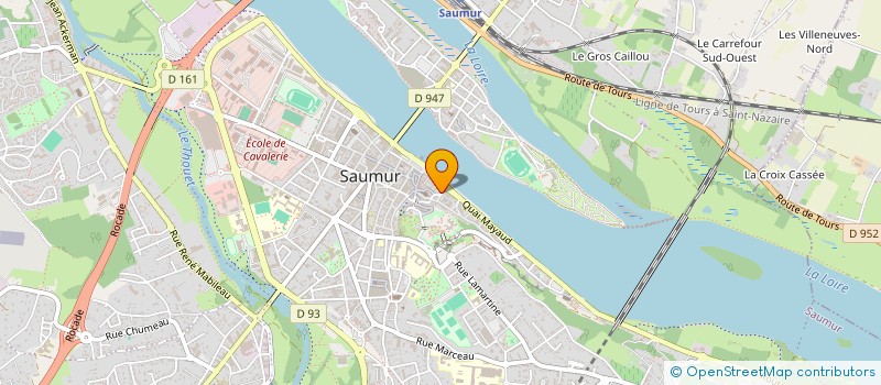 localisation de l'entreprise SCM LES SAGES FEMMES DU PALAIS  SAUMUR