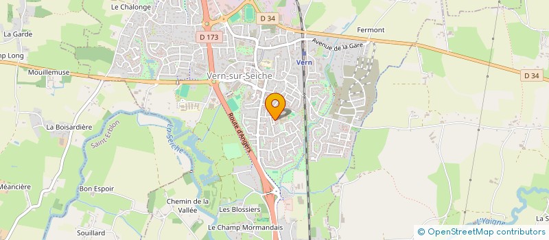 localisation de l'entreprise SCM LES SEQUOIAS à VERN-SUR-SEICHE