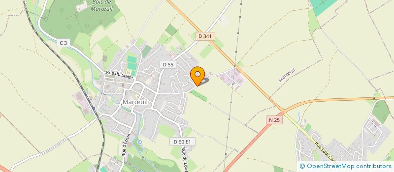 localisation de l'entreprise SCM LES TILLEULS  MARUIL