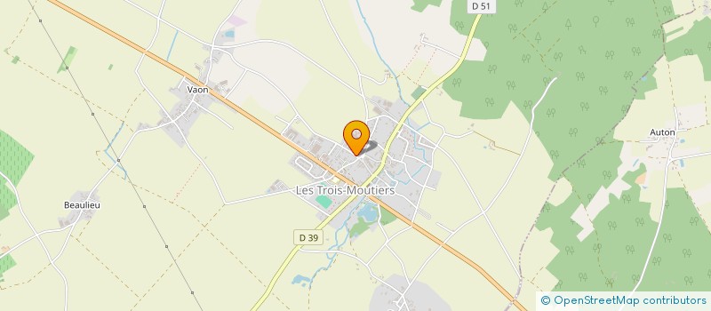 localisation de l'entreprise SCM LES TROIS MOUTIERS à LES TROIS-MOUTIERS