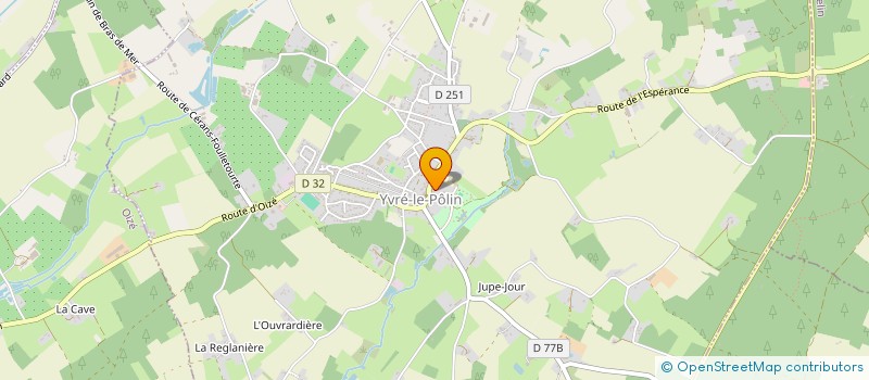 localisation de l'entreprise SCM LES TROIS RUISSEAUX  YVRE-LE-POLIN