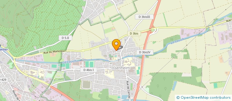 localisation de l'entreprise SCM LES VERGERS  ISSENHEIM