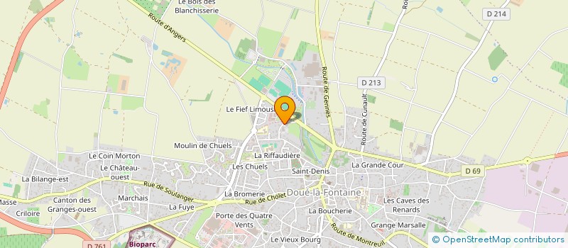 localisation de l'entreprise SCM LETIENT-ROLLAND à DOUE-EN-ANJOU