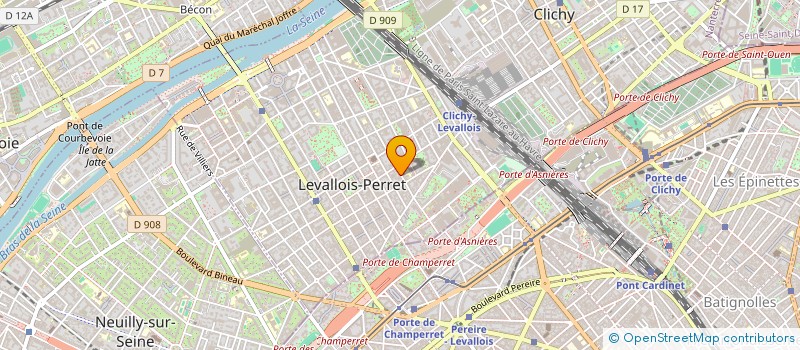 localisation de l'entreprise SCM LEVALLOIS KINE SANTE à LEVALLOIS-PERRET