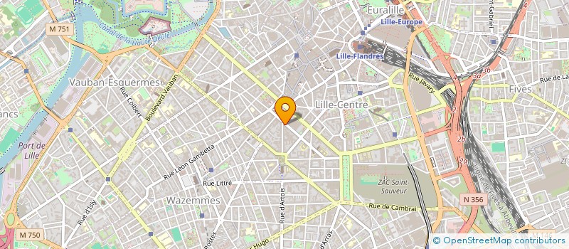 localisation de l'entreprise SCM LIBERTE à LILLE