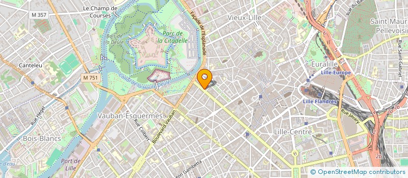 localisation de l'entreprise SCM LIBERTE CHIRURGICALE à LILLE