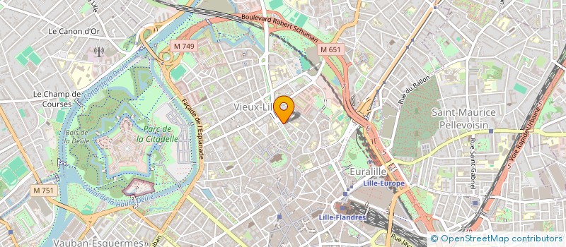 localisation de l'entreprise SCM LIBRAVOCATS à LILLE