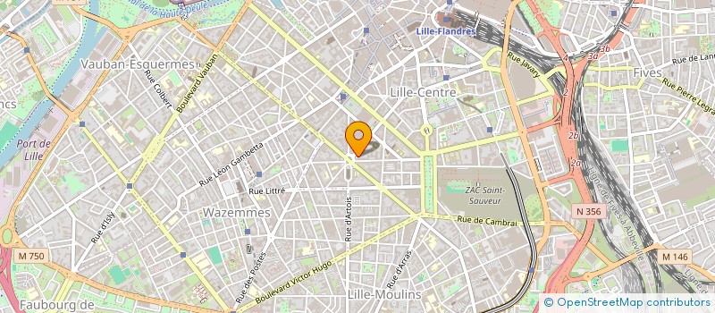 localisation de l'entreprise SCM LILLE METROPOLE ORTHOPEDIE à LILLE