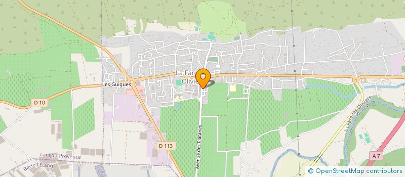 localisation de l'entreprise SCM LINPI  LA FARE-LES-OLIVIERS