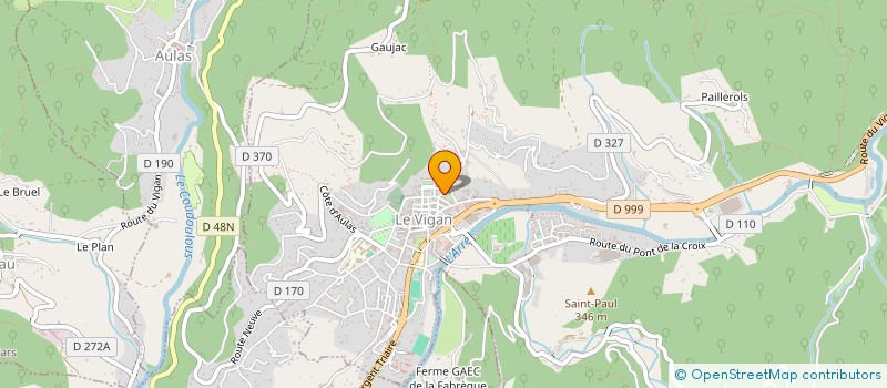 localisation de l'entreprise SCM LM KINE  LE VIGAN