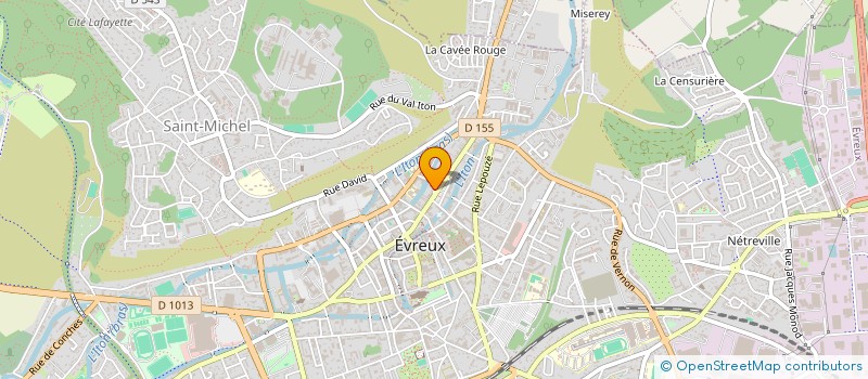 localisation de l'entreprise SCM LMS  EVREUX