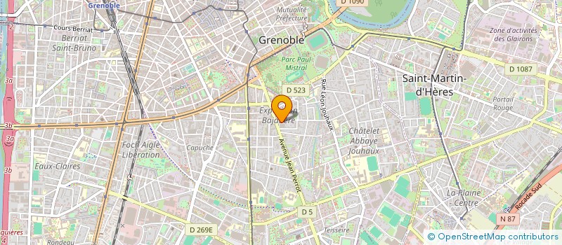 localisation de l'entreprise SCM LODINE  GRENOBLE