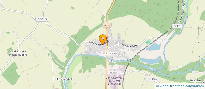 localisation de l'entreprise SCM LOENZIEN PLATANIA à MARBOUE
