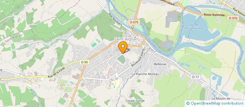localisation de l'entreprise SCM LOUIS PASTEUR  SAINT-AIGNAN