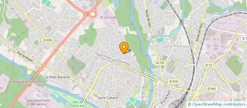 localisation de l'entreprise SCM LOUMELET à SAINT-YRIEIX-SUR-CHARENTE