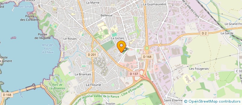 localisation de l'entreprise SCM LUBIN-HERVOT à SAINT-MALO