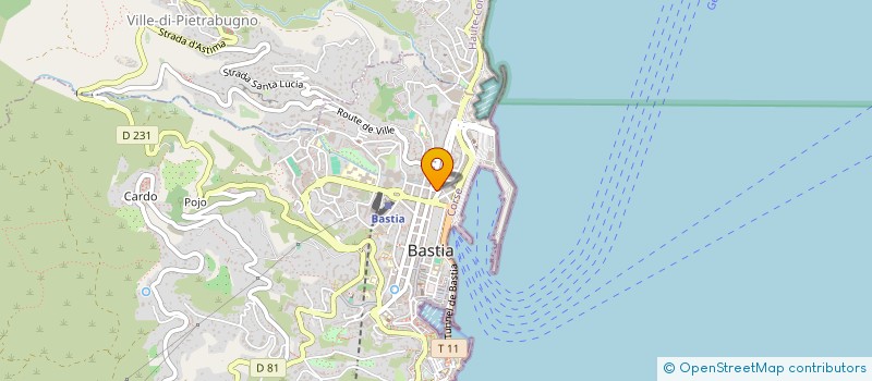 localisation de l'entreprise SCM LUCIANI J BONACCORSI J C RETALI A à BASTIA