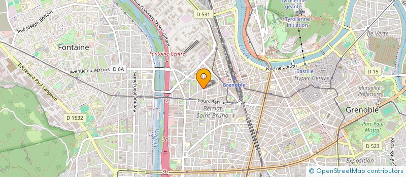 localisation de l'entreprise SCM LUNEDEL  GRENOBLE