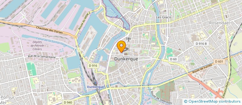 localisation de l'entreprise SCM LUTETIA à DUNKERQUE