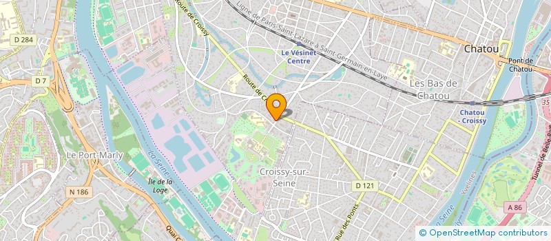 localisation de l'entreprise SCM LUXPI  LE VESINET