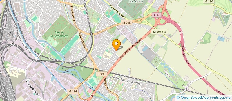 localisation de l'entreprise SCM M&M  LONGVIC