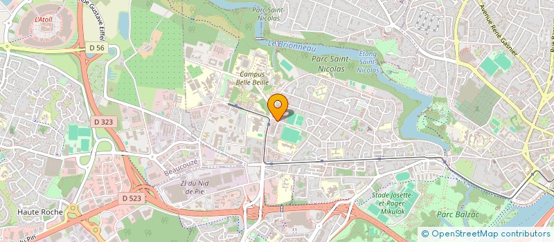 localisation de l'entreprise SCM MABY LEHUGEUR à ANGERS