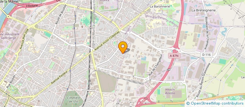localisation de l'entreprise SCM MACE MARCHAND à ANGERS