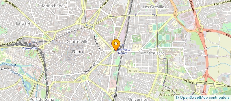 localisation de l'entreprise SCM MACK, MOYAUX ET SOETENS à DIJON