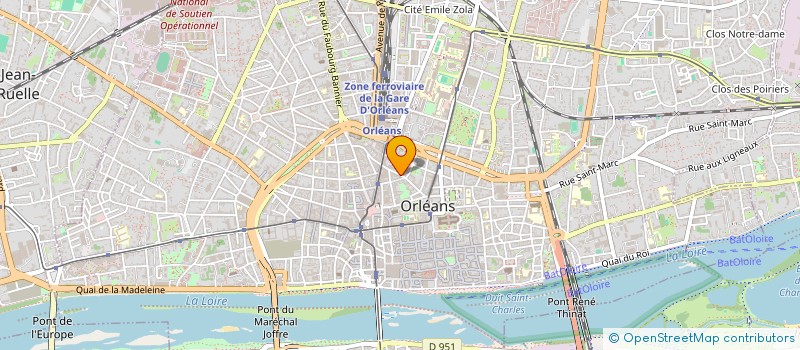 localisation de l'entreprise SCM MADRID à ORLEANS