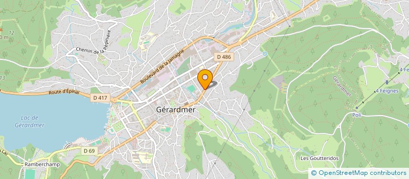 localisation de l'entreprise SCM MAEMK  GERARDMER