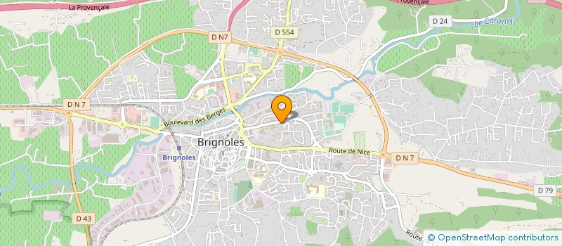 localisation de l'entreprise SCM MAEVA à BRIGNOLES