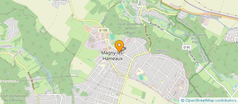 localisation de l'entreprise SCM MAGNY SANTE  MAGNY-LES-HAMEAUX