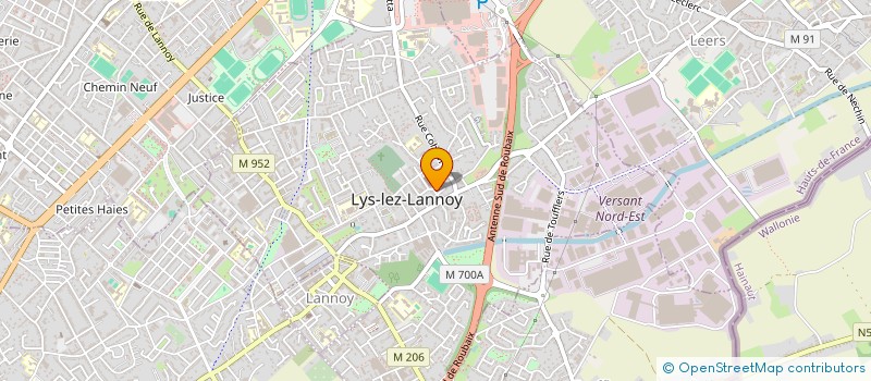 localisation de l'entreprise SCM MAILLE RENE ET BLICQ PHILIPPE  LYS LEZ LANNOY