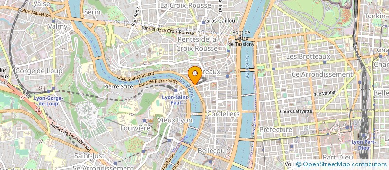 localisation de l'entreprise SCM MAILLOT FAURE à LYON