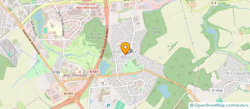 localisation de l'entreprise SCM MAIRE PARISOT  METZ