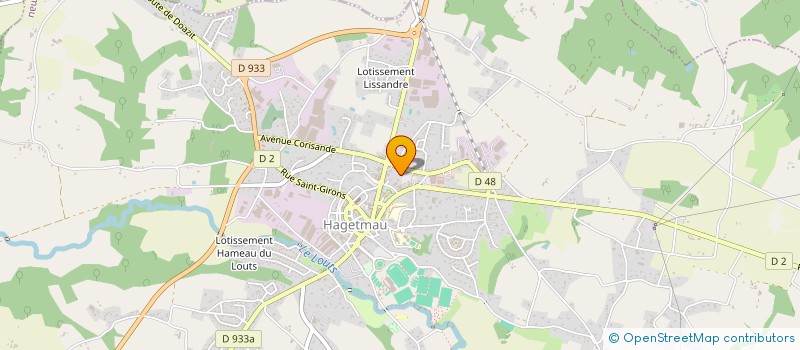 localisation de l'entreprise SCM MAISON DE SANTE D'HAGETMAU à HAGETMAU