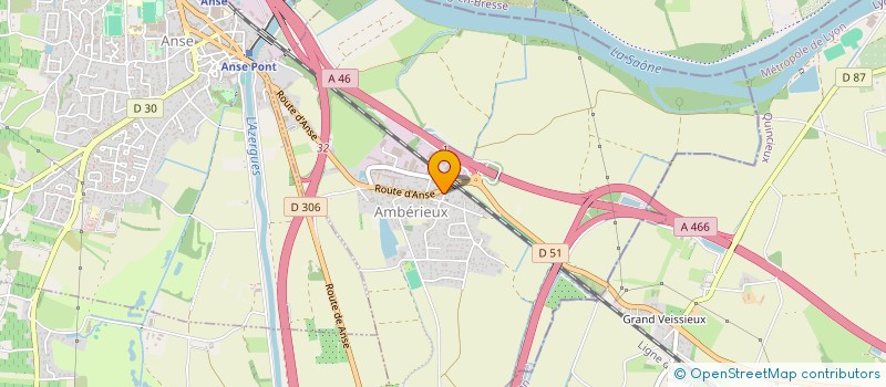 localisation de l'entreprise SCM MAISON DE SANTE SAINT ROCH  AMBERIEUX