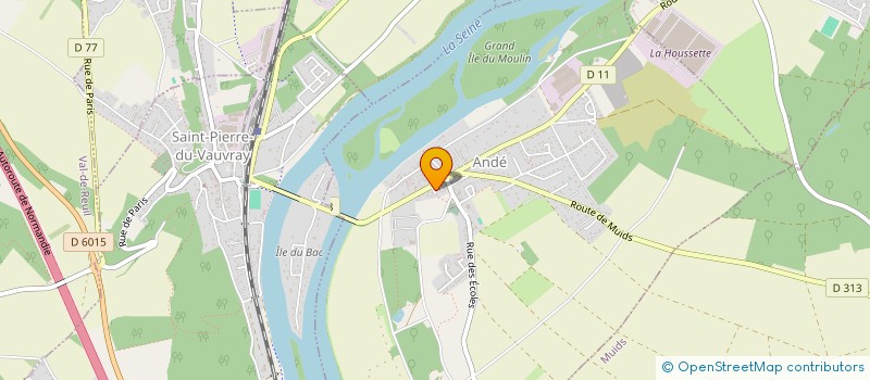 localisation de l'entreprise SCM MAISON MEDICALE D'ANDE  ANDE