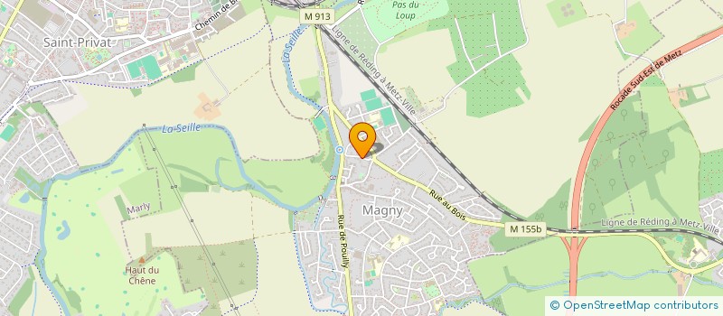 localisation de l'entreprise SCM MAISON MEDICALE DE MAGNY  METZ