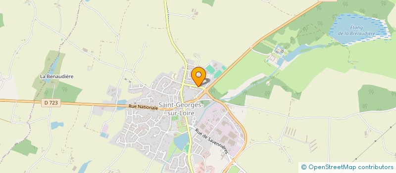 localisation de l'entreprise SCM MAISON MEDICALE DE ST GEORGES -LOIR à SAINT-GEORGES-SUR-LOIRE