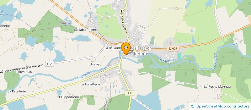 localisation de l'entreprise SCM MAISON MEDICALE DU CHATEAU à MEZIERES-EN-BRENNE