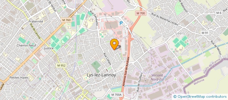 localisation de l'entreprise SCM MAISON MEDICALE DU MARAIS à LILLE
