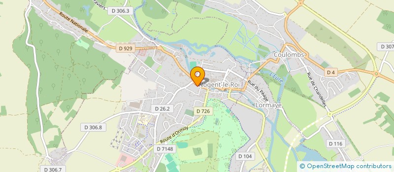localisation de l'entreprise SCM MAISON MEDICALE HENRI LEMOUETTRE à NOGENT-LE-ROI