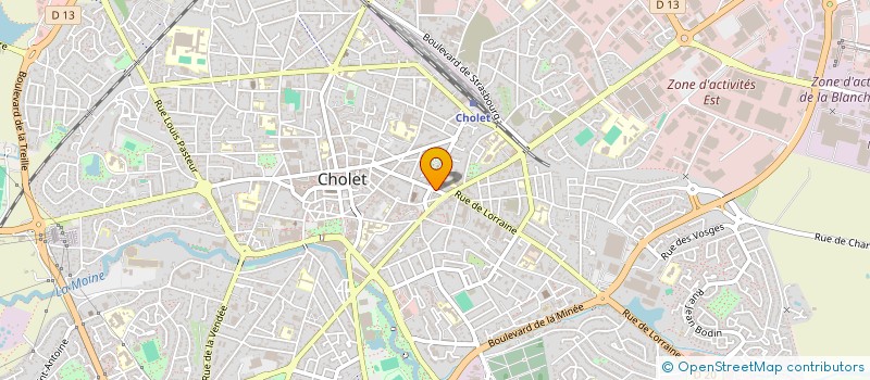 localisation de l'entreprise SCM MAISON MEDICALE LUC VEILLON à CHOLET
