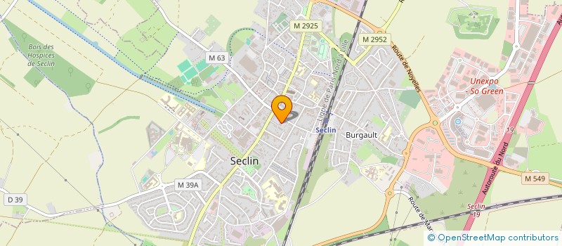 localisation de l'entreprise SCM MAISON MEDICALE PHILIPPE DE GIRARD  SECLIN